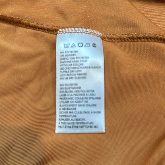 Urban Outfitters orange velvet mini slip dress - Picture 6 of 6